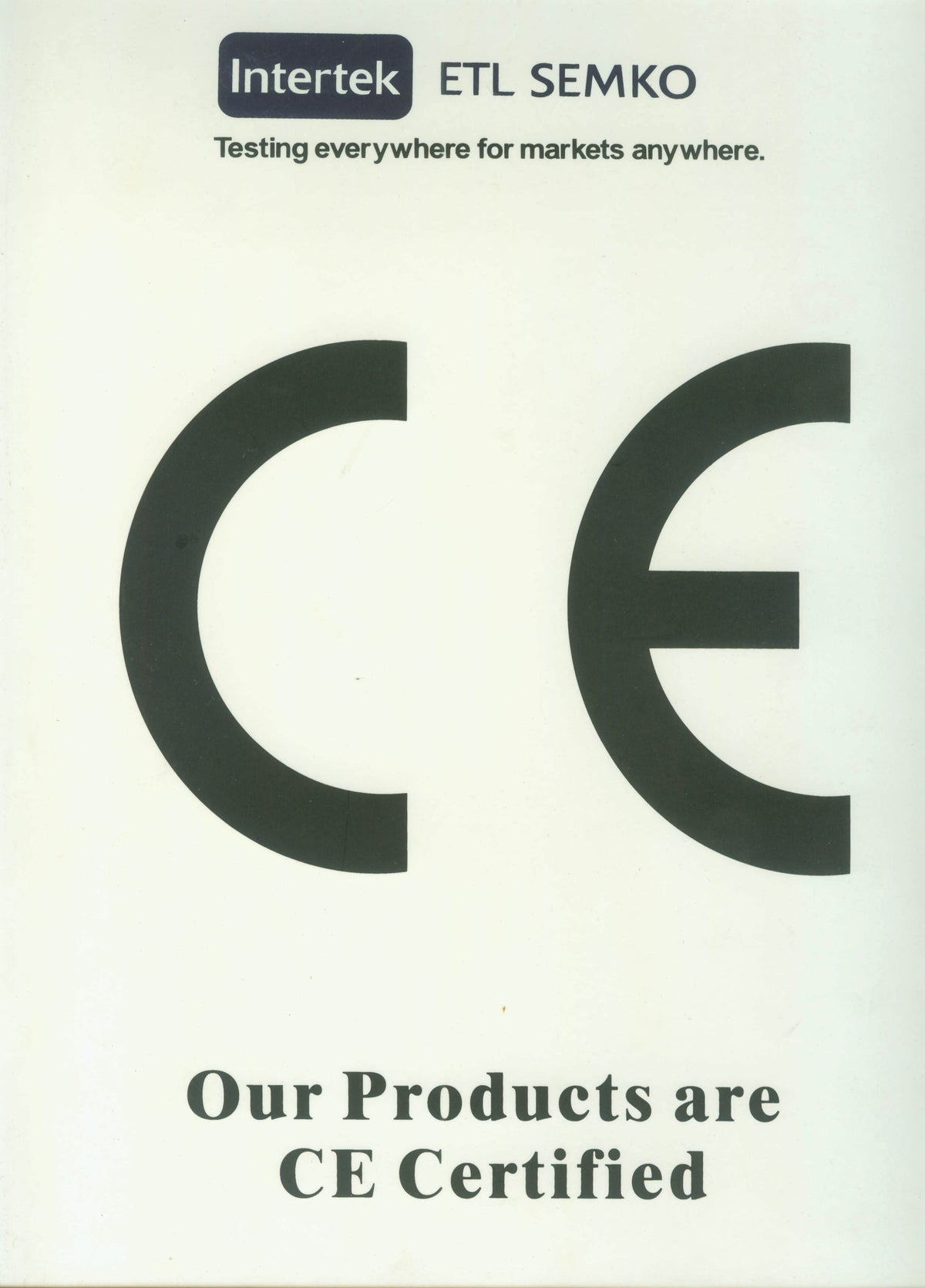 CE Certification
